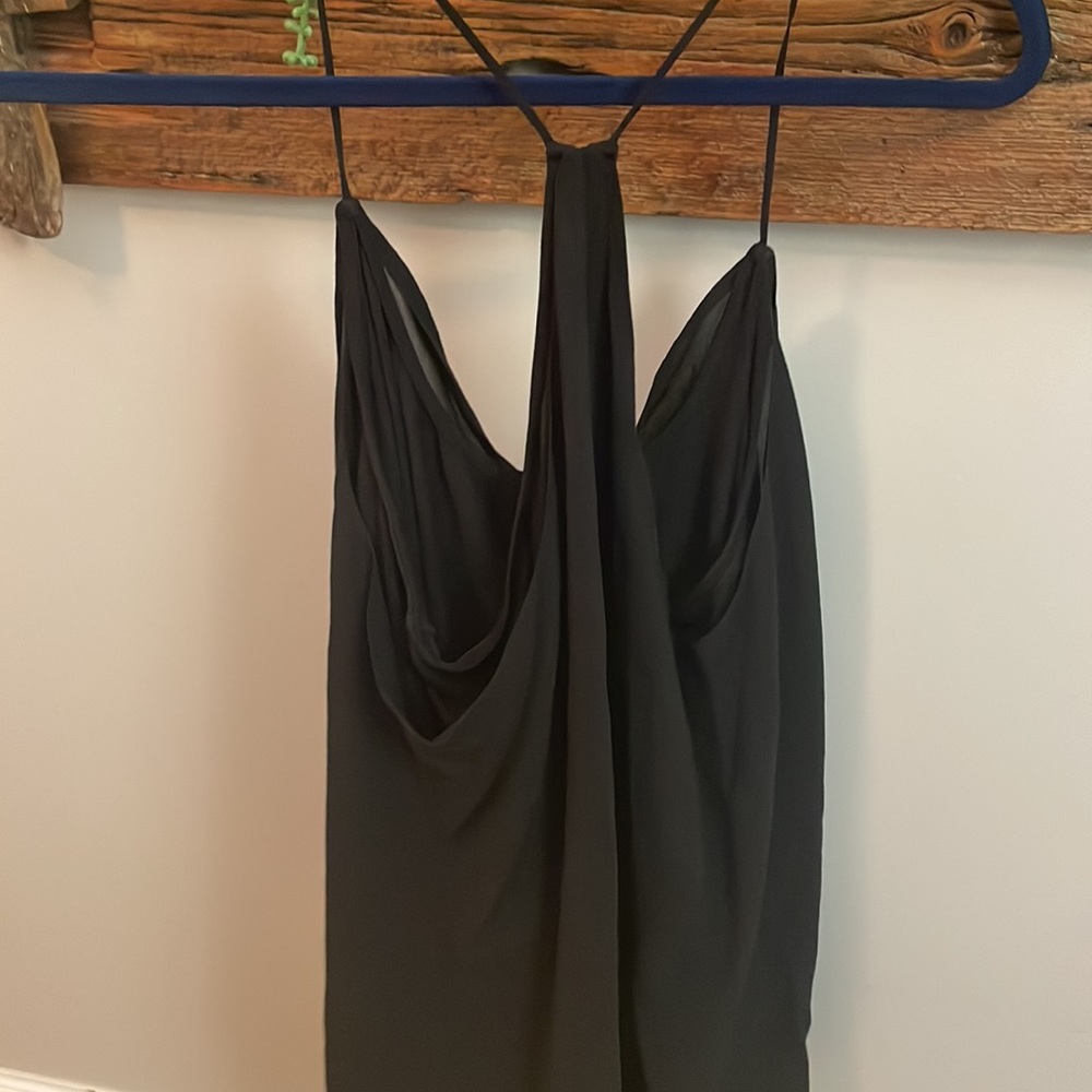Silk black top - Picture 3 of 3